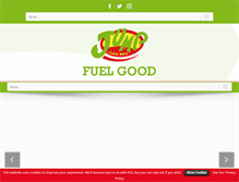Tablet Screenshot of jumpjuicebar.com